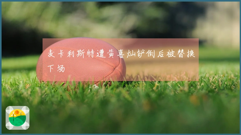 麦卡利斯特遭黄喜灿铲倒后被替换下场