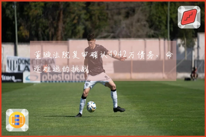 董璇法院复审确认4942万债务，命运难逃的挑战